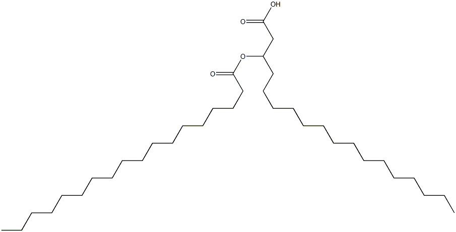 3-Octadecanoyloxystearic acid Struktur