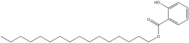 2-Hydroxybenzoic acid hexadecyl ester Struktur