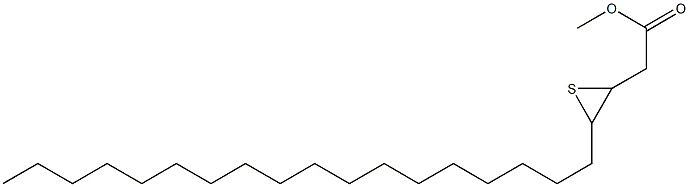 3,4-Epithiodocosanoic acid methyl ester Struktur