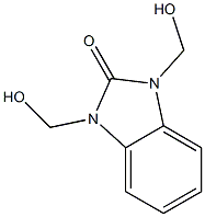 1,3-Bis(hydroxymethyl)-1H-benzimidazol-2(3H)-one Struktur