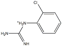 1-[2-Chlorophenyl]guanidinium Struktur