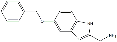 5-(Benzyloxy)-2-(aminomethyl)-1H-indole Struktur