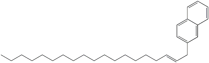 2-(2-Nonadecenyl)naphthalene Struktur