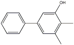 2,3-Dimethyl-5-phenylphenol Struktur