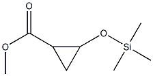 2-(Trimethylsiloxy)cyclopropanecarboxylic acid methyl ester Struktur