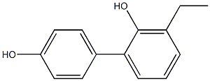 3-Ethyl-1,1'-biphenyl-2,4'-diol Struktur