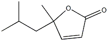 5-Methyl-5-(2-methylpropyl)furan-2(5H)-one Struktur