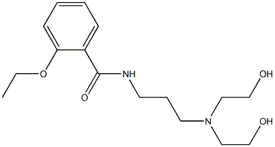 N-[3-[Bis(2-hydroxyethyl)amino]propyl]-2-ethoxybenzamide Struktur