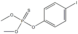 Thiophosphoric acid O,O-dimethyl O-[p-iodophenyl] ester Struktur