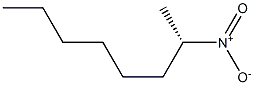 [S,(+)]-2-Nitrooctane Struktur