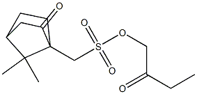 (7,7-Dimethyl-2-oxobicyclo[2.2.1]heptan-1-yl)methanesulfonic acid 2-oxobutyl ester Struktur