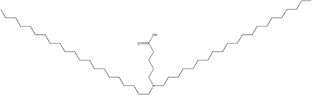 5-(Dihenicosylamino)valeric acid Struktur