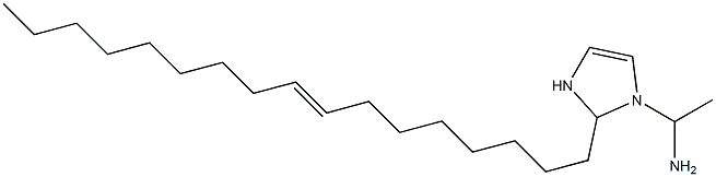 1-(1-Aminoethyl)-2-(8-heptadecenyl)-4-imidazoline Struktur