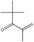 Isopropenyl tert-butyl ketone Struktur