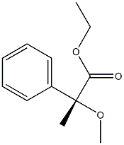 [R,(+)]-2-Methoxy-2-phenylpropionic acid ethyl ester Struktur