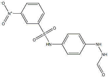 N-[4-(2-Formylhydrazino)phenyl]-3-nitrobenzenesulfonamide Struktur