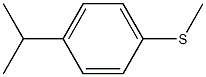 1-(Methylthio)-4-isopropylbenzene Struktur