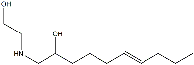 1-[(2-Hydroxyethyl)amino]-6-decen-2-ol Struktur