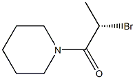 (+)-1-[(S)-2-Bromopropionyl]piperidine Struktur