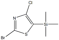 2-Bromo-4-chloro-5-(trimethylsilyl)thiazole Struktur