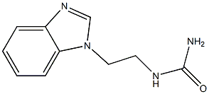 1-[2-(1H-Benzimidazol-1-yl)ethyl]urea Struktur