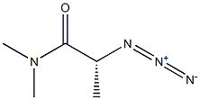 [R,(-)]-2-Azido-N,N-dimethylpropionamide Struktur