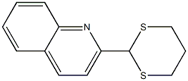 2-(1,3-Dithiane-2-yl)quinoline Struktur