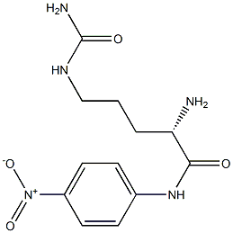 (2S)-2-Amino-5-[(aminocarbonyl)amino]-N-(4-nitrophenyl)pentanamide Struktur