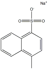 4-Methyl-1-naphthalenesulfonic acid sodium salt Struktur