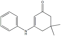 1-(Phenylamino)-5,5-dimethyl-1-cyclohexene-3-one Struktur