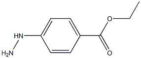 p-Hydrazinobenzoic acid ethyl ester Struktur