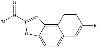 7-Bromo-2-nitronaphtho[2,1-b]furan Struktur