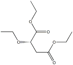 [S,(-)]-Ethoxysuccinic acid diethyl ester Struktur