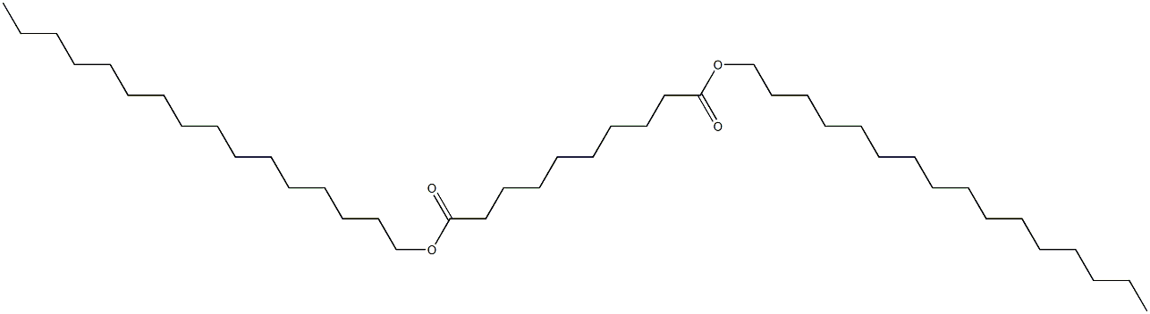 Sebacic acid dihexadecyl ester Struktur