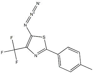 4-(Trifluoromethyl)-2-(4-methylphenyl)-5-azidothiazole Struktur