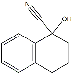 1-Hydroxytetralin-1-carbonitrile Struktur