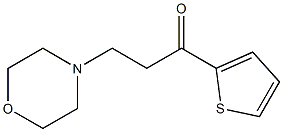 1-(2-Thienyl)-3-morpholino-1-propanone Struktur