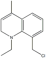 1-Ethyl-4-methyl-8-chloromethyl-1,2-dihydroquinoline Struktur