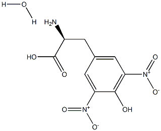 3,5-Dinitro-L-tyrosine hydrate Struktur