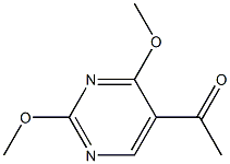 2,4-Dimethoxy-5-(methylcarbonyl)pyrimidine Struktur