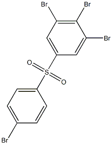 3,4,5-Tribromophenyl 4-bromophenyl sulfone Struktur