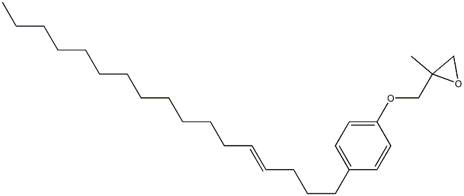 4-(4-Heptadecenyl)phenyl 2-methylglycidyl ether Struktur