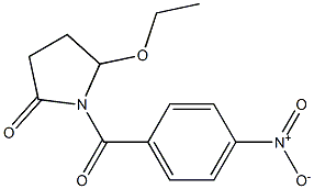 5-Ethoxy-1-[4-nitrobenzoyl]pyrrolidin-2-one Struktur