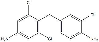 4-[(4-Amino-3-chlorophenyl)methyl]-3,5-dichloroaniline Struktur