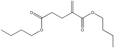 2-Methyleneglutaric acid dibutyl ester Struktur