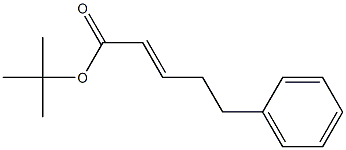 (2E)-5-Phenyl-2-pentenoic acid tert-butyl ester Struktur