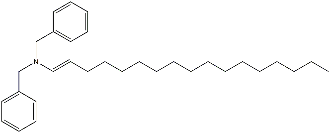 (1-Heptadecenyl)dibenzylamine Struktur