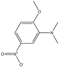 2-(Dimethylamino)-4-nitroanisole Struktur