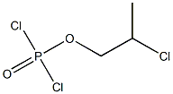 Dichlorophosphinic acid 2-chloropropyl ester Struktur