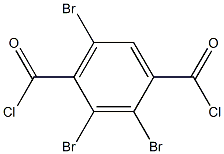 2,3,5-Tribromoterephthalic acid dichloride Struktur